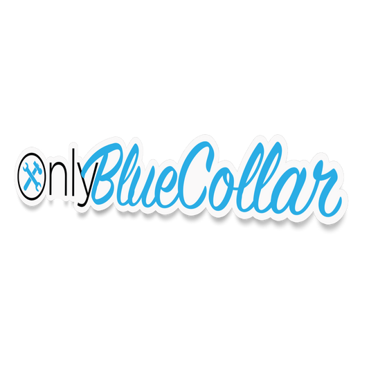 Only Blue Collar Sticker